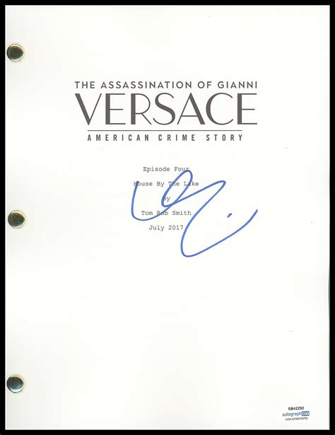 miami gianni versace autograph|Gianni Versace Autograph for sale .